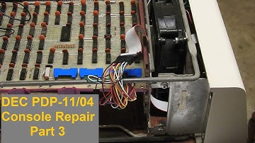 PDP 11/ 04 Console KY11-LB Test and Repair - Part 3