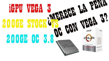 200GE STOCK VERSUS OC 3.80GHZ ¿MERECE LA PENA?