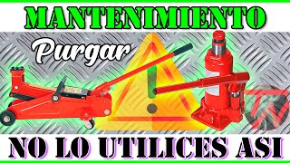 Mantenimiento GATO HIDRAULICO Cambiar ACEITE Y PURGAR Gato BOTELLA CARRETILLA (Reparar 💯 Ahorra 💲) ✅