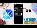 iOS 26.2 - 12 Settings You NEED to Change Immediately !