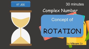 Rotation of complex numbers part18 #concept of rotation of complex number #IIT-JEE mathematics
