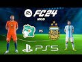 Fc 24 cte divoire  argentine  ps5 mod ultimate difficulty career moder next gen