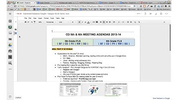 Connected Educators Google+ Hangout On Air Series: Using Google Docs in a Hangout