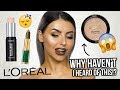 TESTING L'OREAL MAKEUP! IS IT WORTH THE HYPE? FULL FACE OF FIRST IMPRESSIONS + REVIEW