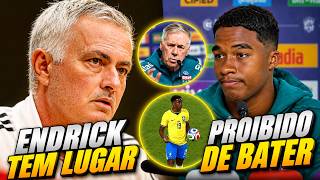 ENDRICK FOI HUMILHADO POR ANCELOTTI ? MOURINHO VAI MUDAR TUDO E MAIS.....