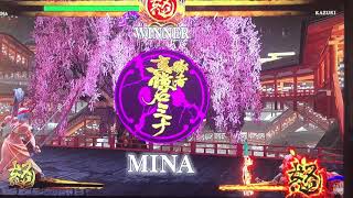 Samurai Shodown 2019 Mina Vs Kazuki
