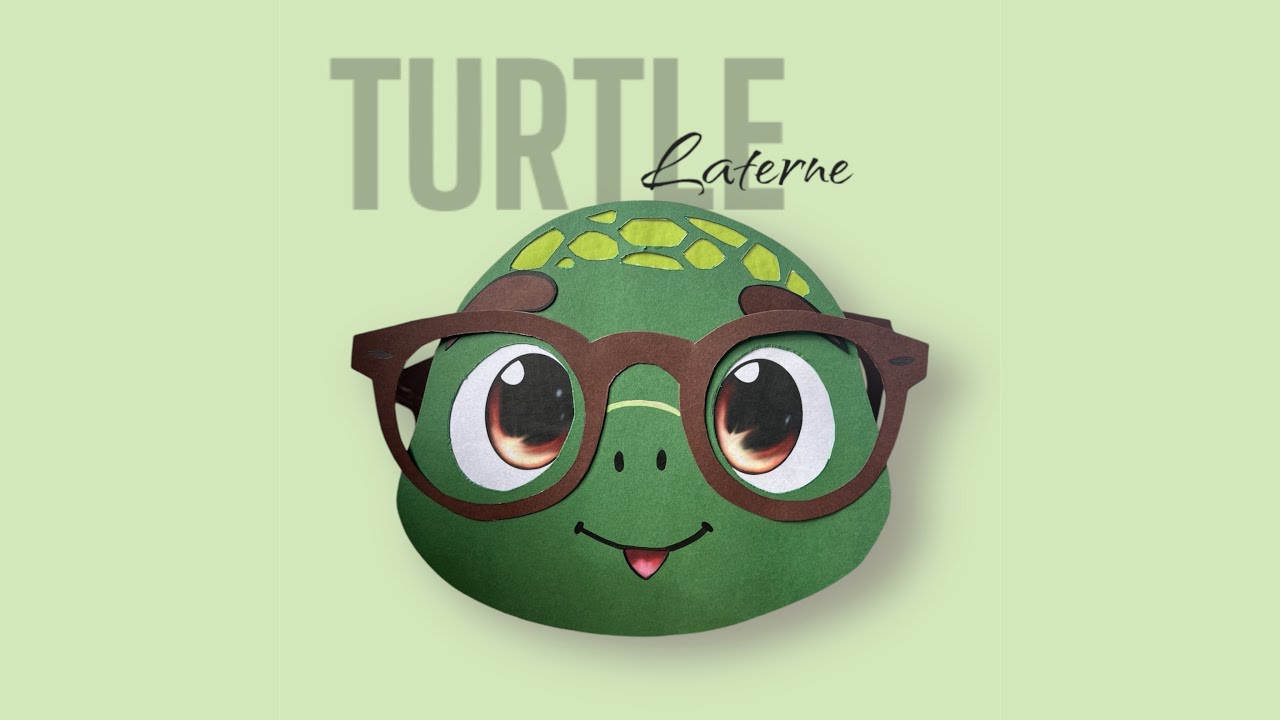 Ninja Turtle Laterne basteln | Bastelanleitung
