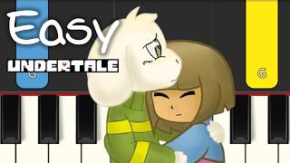 Undertale- His Theme - EASY PIANO TUTORIAL