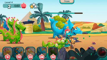 DINO BASH 2 | TRAVEL THROUGH TIME | LEVEL 5-4