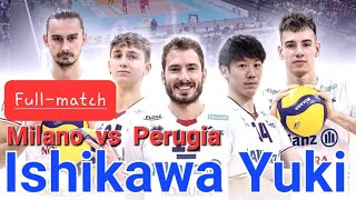 [full-match] Ishikawa Yuki & Milano volleyball club (vs. Perugia)