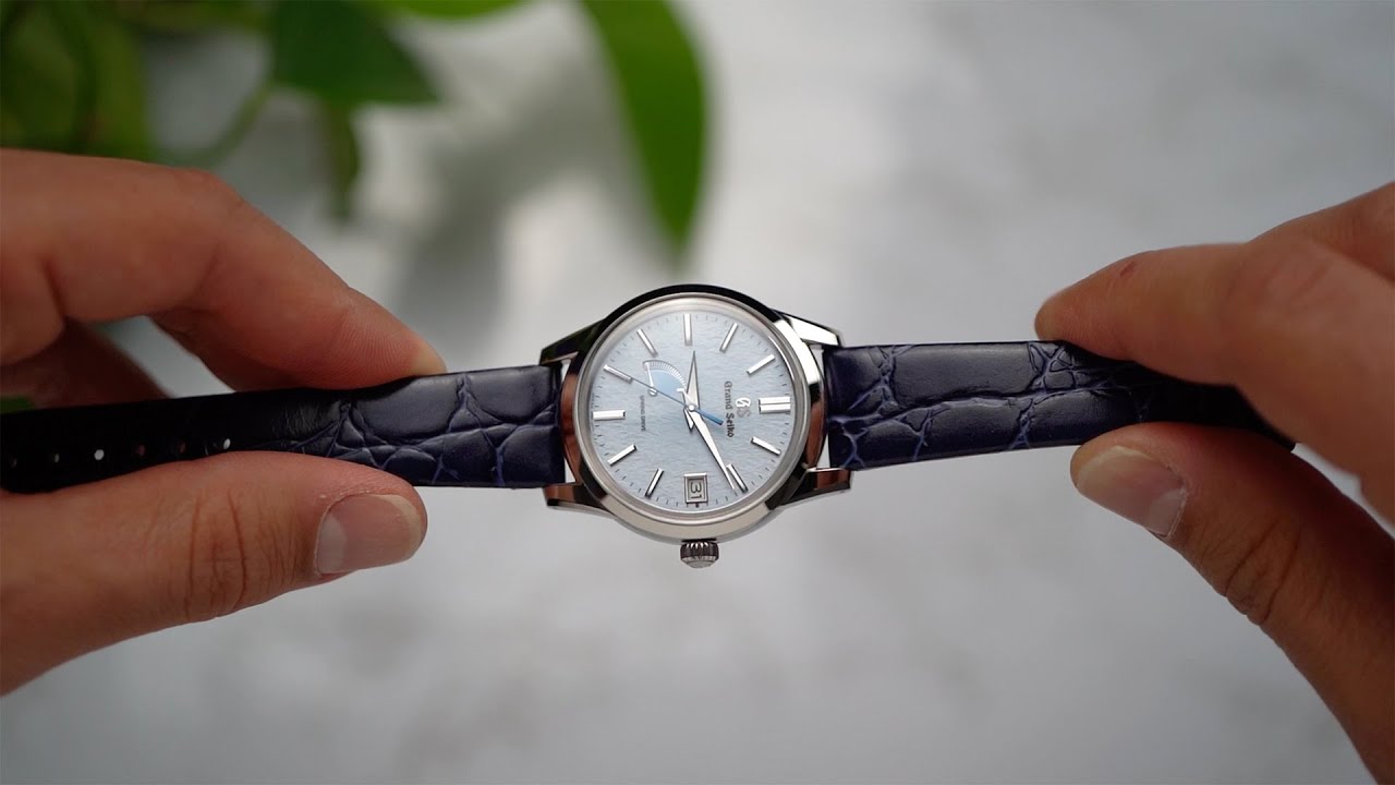 The Gorgeous Blue Snowflake: Grand Seiko SBGA407 - YouTube