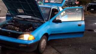 1991 geo metro refurbished non EGR model. 5 speed 3 cylinder.