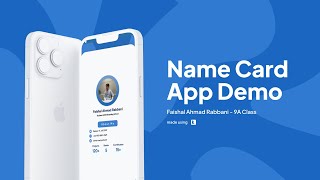 Name Card App Demo  |  Kodular