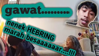 Nenek hebring MARAH BESAR || asel saputra cucu nenek hebring