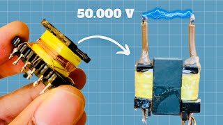 Comment Fabriquer Un Générateur Haute Tension 50 000V / Bobiner Un Transformateur électrique.