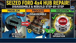Don't Replace Your Seized Ford 4x4 Hub Until You Watch This!