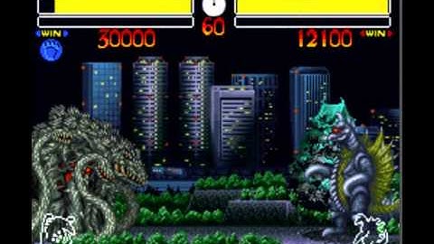 Godzilla Kaijuu Daikessen Biollante VS Gigan