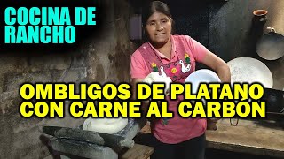 Cena fin de año, ombligos de plátano, carne al carbón y ponche de frutas | Cocina de rancho