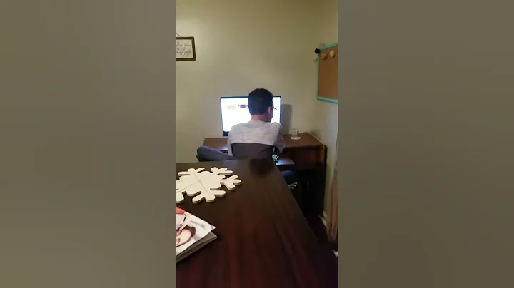 Scaring my son.