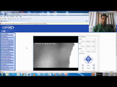 Capture IP Camera Configuration Installation Settings Default IP Address Login Password