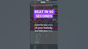 Simplicity is Key🎶 (How to make a beat in 60 seconds) #flstudiotips #flstudiotutorial #flstudio20