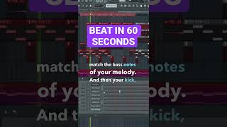 Simplicity is Key🎶 (How to make a beat in 60 seconds) #flstudiotips #flstudiotutorial #flstudio20