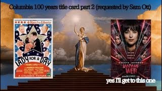 Columbia Pictures 100 years Title Cards Requested by @samott303 Part 2 (1995-2014)