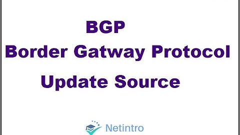 BGP Update Source