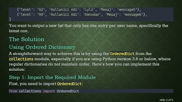 How to Remove Duplicate Dictionaries from a List in Python