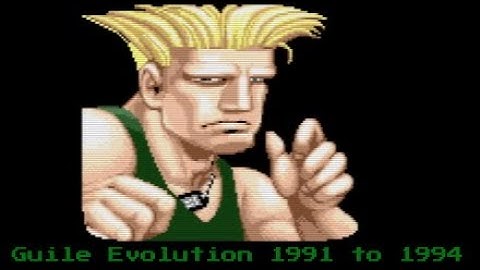 Guile Evolution 1991 to 1994