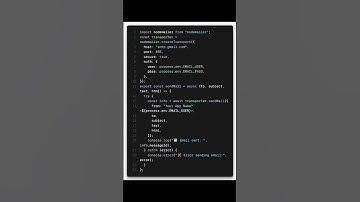 Send Emails with Node.js using Gmail SMTP | Nodemailer Tutorial in 1 Minute ⚡