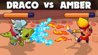 🔥 DRACO vs AMBER 🔥 Brawl Stars