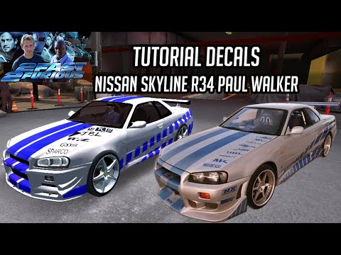 Cara Membuat Nissan Skyline R34 Paul Walker - Car Parking Multiplayer