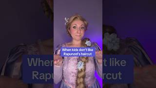 When kids don’t like Rapunzel’s haircut.. #rapunzel #tangled #flynnrider #shorts