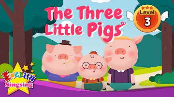 The Three Little Pigs - Fairy tale - English Stories (Reading Books)