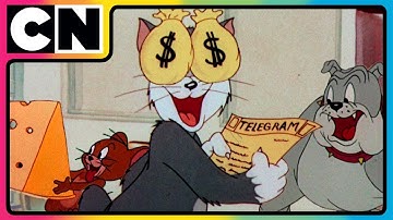 Tom and Jerry 😺🐭| Tom’s Million-Dollar Gamble! | Cat and The Mouse 🥳| Cartoon for Kids 😍| @cnindia