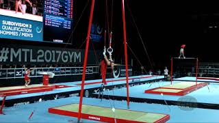 Clay Zachary Can - 2017 Artistic Worlds, Montréal Can - Qualifications Rings