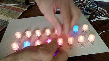 Teensy 3.5 16 step midi sequencer using RGB rotary encoders