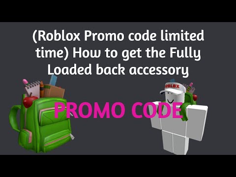 Limited Time Roblox Promo Code How To Get The Fully Loaded Back Accessory Summer August 2020 Youtube - roblox promo codes for back accessories