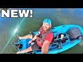 NEW Bixpy J-2 Amazing LIGHT and Smart KAYAK MOTOR on Pelican Catch PWR 100