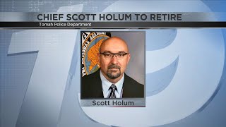 Tomah Police Chief Scott Holum announces retirement