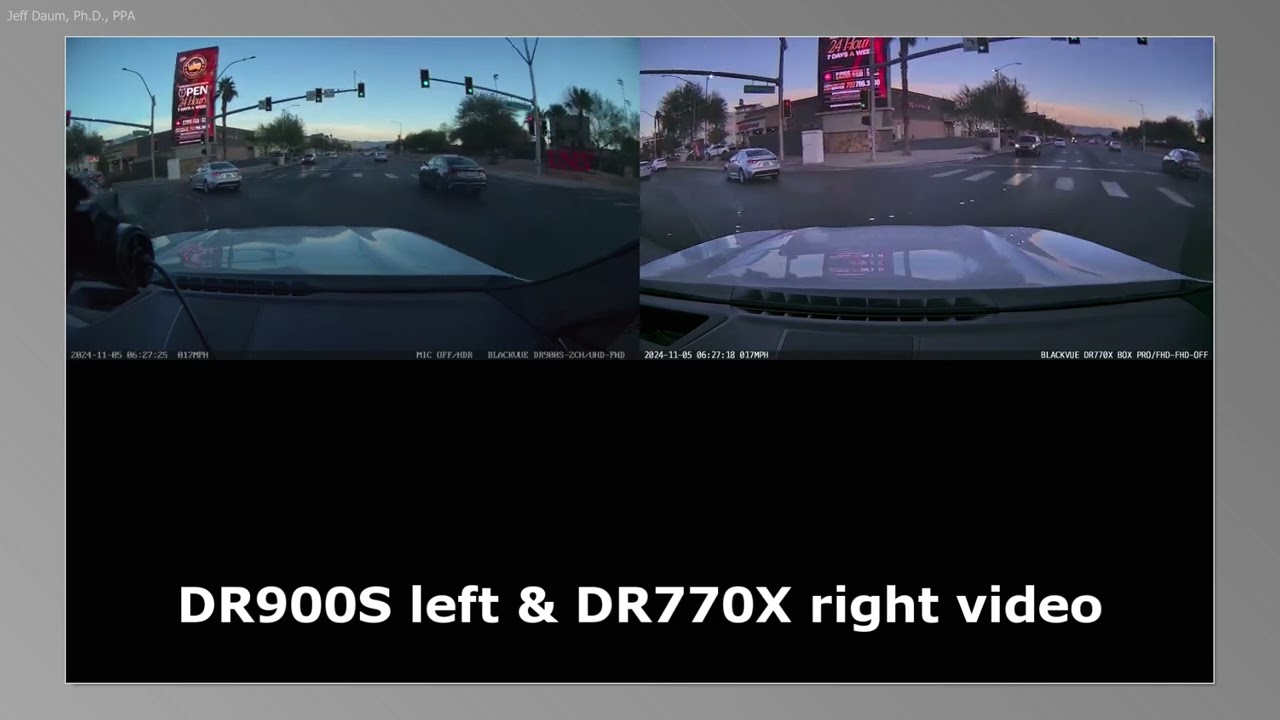 Comparison of new BlackVue DR770X vs DR900S dashcams
