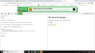 Esercizi introduttivi JavaScript