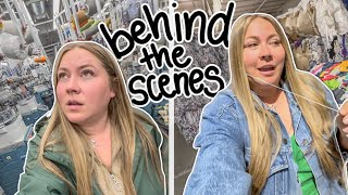 clothing "recycling" - is it actually a solution to fast fashion? (BEHIND THE SCENES at a facility)