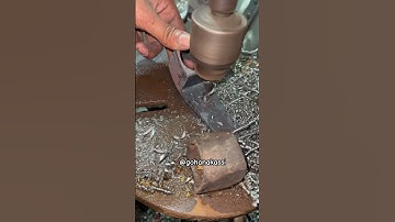 Working of drilling machine by spade pin making #youtube #skills #shortfeed #ytshort #shorts #video