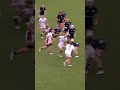 A game of FOOTBALL breaks out during this RUGBY match 😱