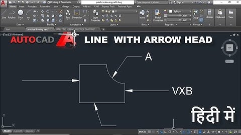 How To Add Arrow In AutoCAD || AutoCAD Arrow with Text || AutoCAD Leader Command Tutorial ||