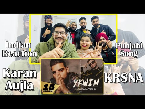YKWIM | Indian Reaction | Karan Aujla | KR$NA | Punjabi Song | Sarcastic Majhailz | Reaction Couple