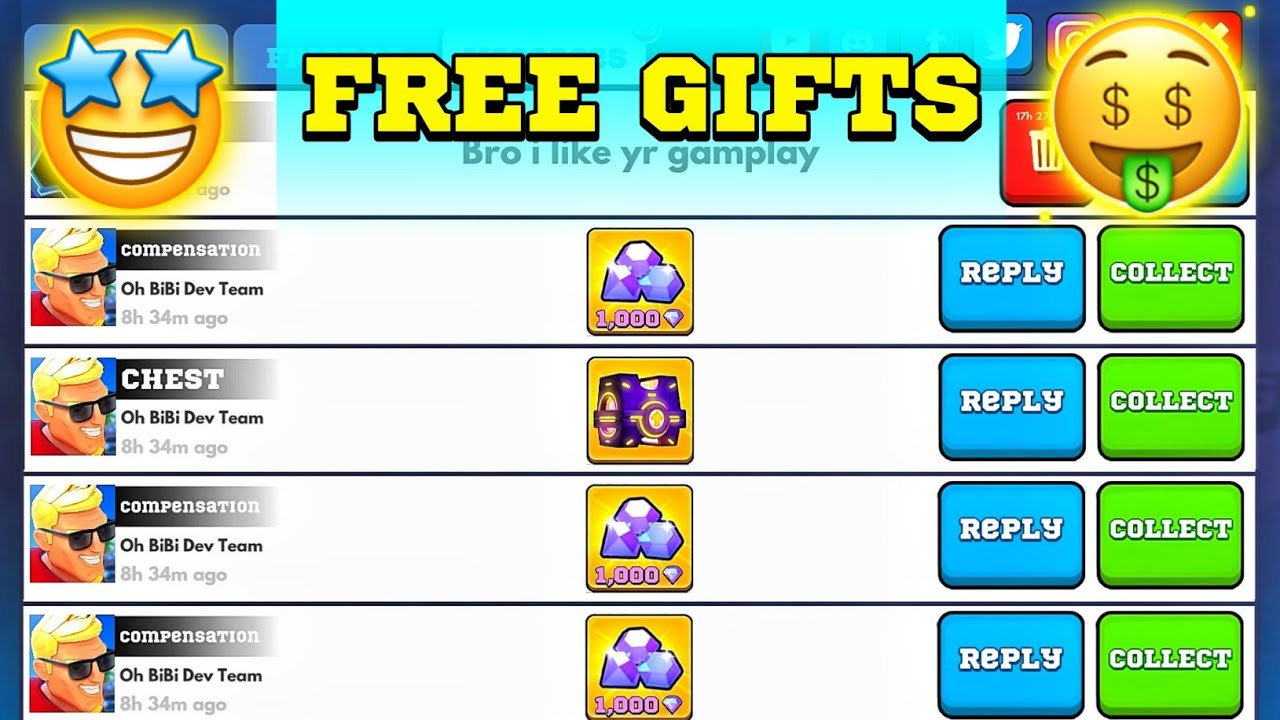 FREE GIFTS in 