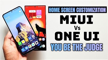 Home Screen customization on Samsung One UI Vs Xiaomi MIUI comparison -Which one is good?